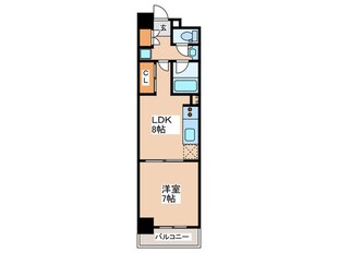 コンソラーレ難波の物件間取画像